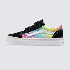 Tênis Old Skool Rainbow Glow Black Multi Infantil
