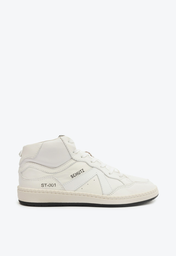 Tênis Branco Schutz Cano Alto St Mid Couro