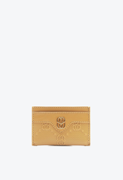 Porta Cartões Schutz Stamp Couro Bege