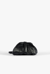 Bolsa Clutch Tiracolo Avril Couro Preta