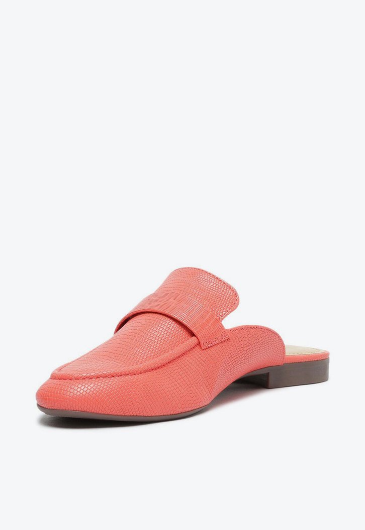Mule Laranja Anacapri Cereja Lezard Fechada