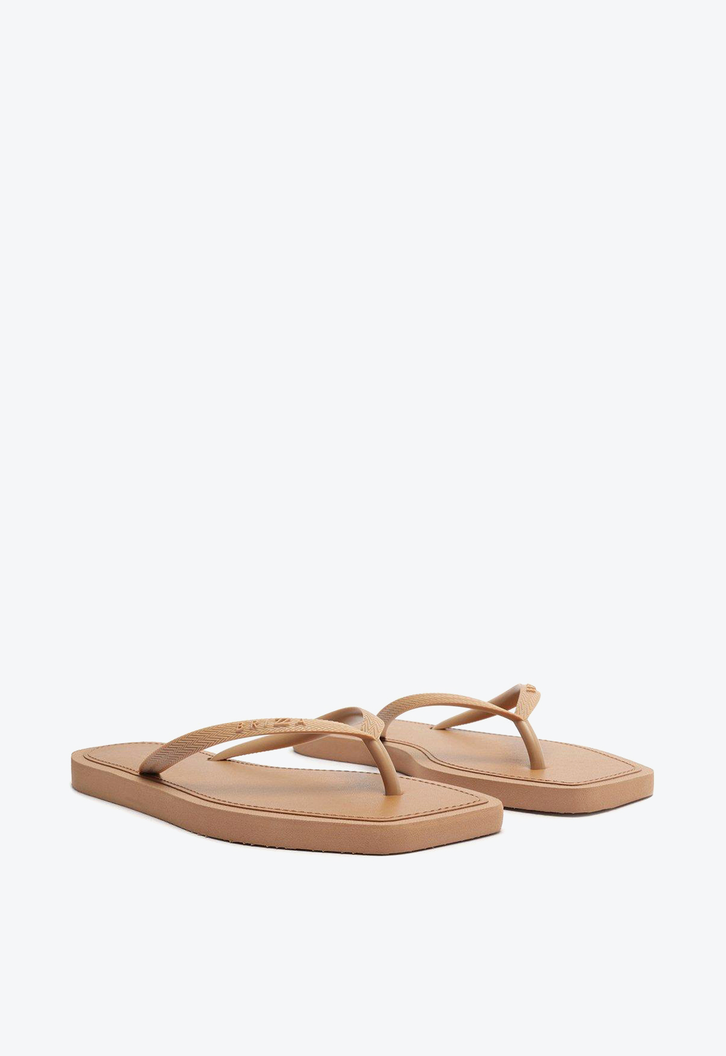 Chinelo De Dedo Marrom Brizza Square Recouro