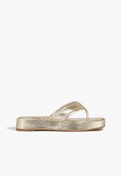 Chinelo Plataforma Schutz Platina