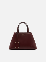 Bolsa Tote Vermelha Média Costuras Bag Charm
