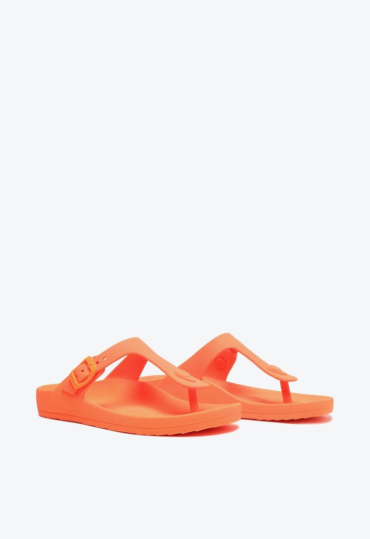 Chinelo Laranja Anacapri Tira Única Fivela