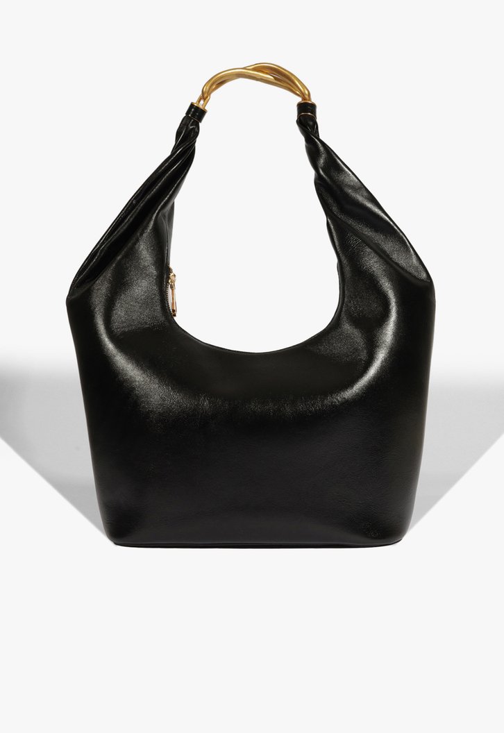 Bolsa Hobo Soleil Couro Preta