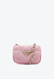 Mini Bolsa Tiracolo Rosa Schutz Couro