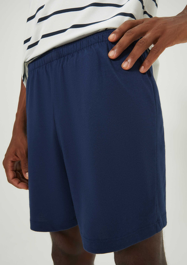 Pijama Azul Hering Curto Masculino Com Estampa Tal Pai Tal Filho