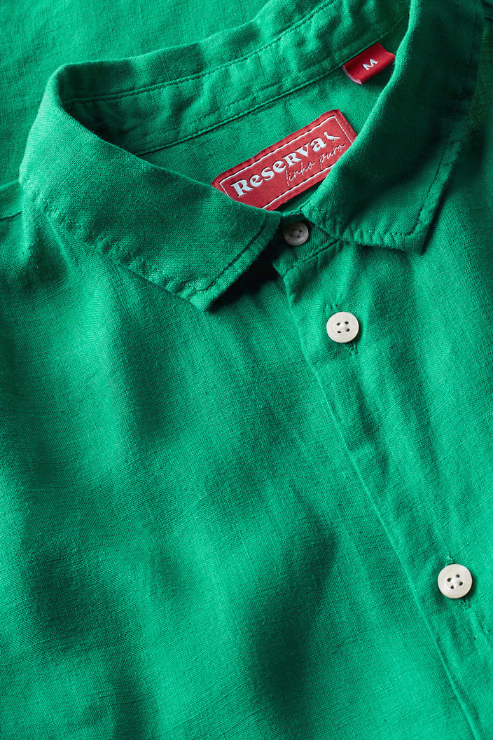 CAMISA VERDE CLARO RESERVA LINHO
