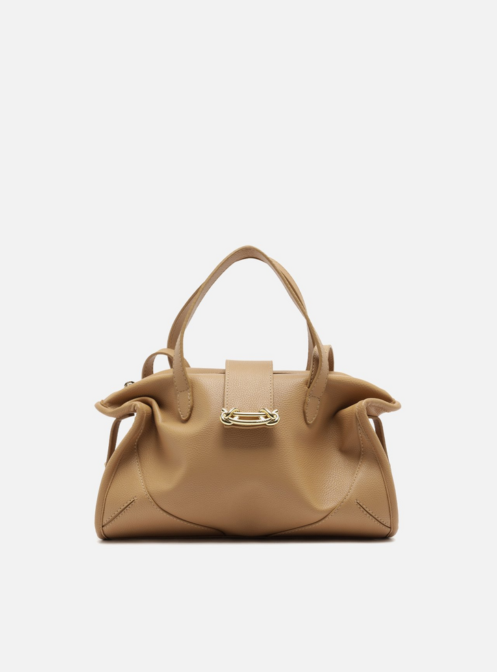 Bolsa Tote Nude Média Metais