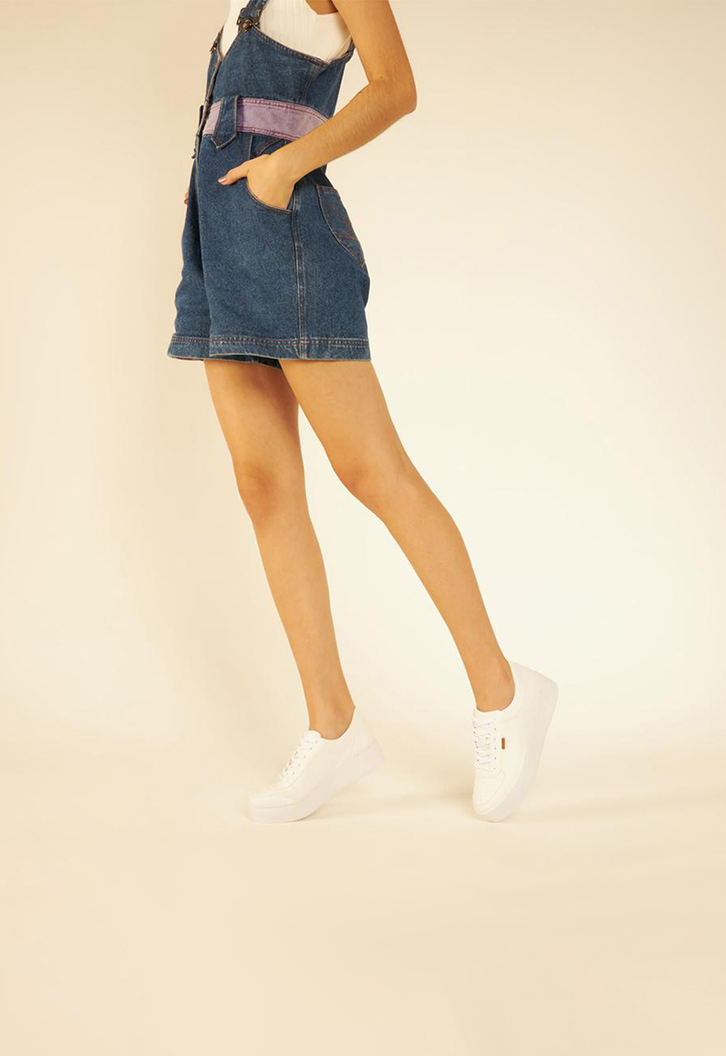 Tênis Branco Anacapri Amarração Flatform