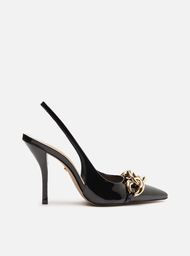 Scarpin Animal Print Arezzo Salto Alto Slingback Esther | ZZ