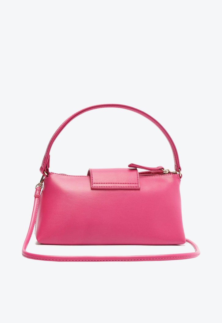 Bolsa Tiracolo Rosa Anacapri Baguete Classy Média