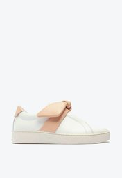 Asymmetric Clarita Sneaker Leather Nude ZZ MALL