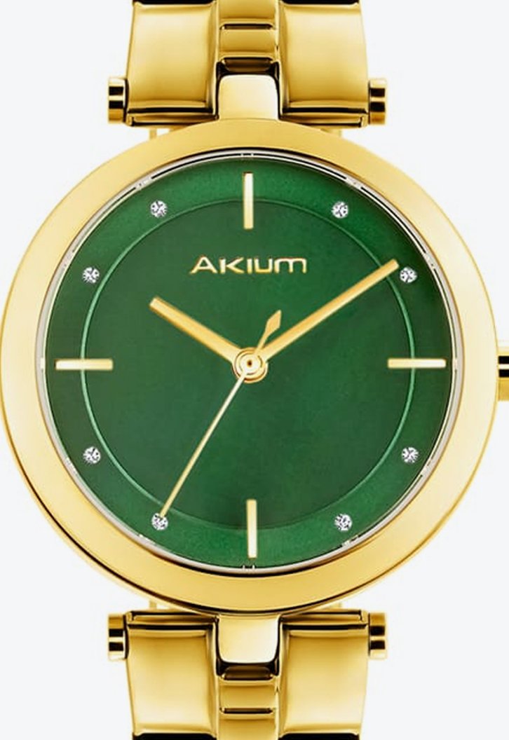 Relógio Dourado Vivara Akium Feminino Aço D2-07 05 ATM