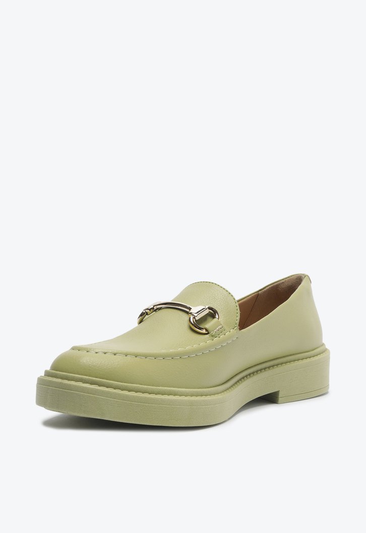 Mocassim Flatform Verde Anacapri Bridão