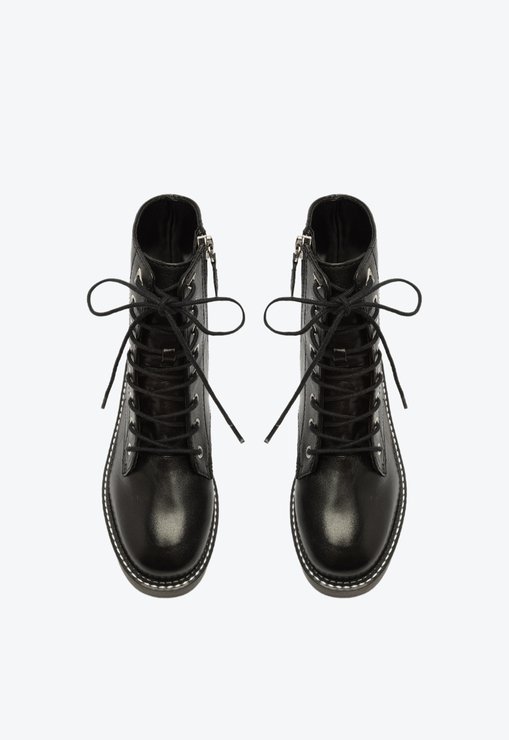 BOTA COTURNO PRETA SCHUTZ MACKENZIE NEW GEN COURO