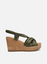 Sandalia verde militar arezzo on sale