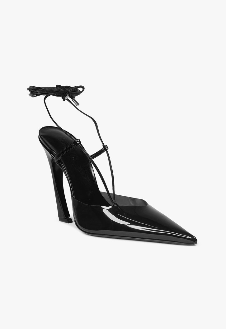 Scarpin Schutz Elyra Vinil Preto | ZZ MALL