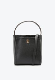 Bolsa Tiracolo Bucket Preta Schutz Tamis Couro