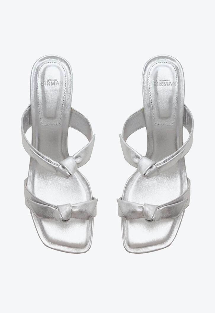 Clarita Square Flare 85 Silver