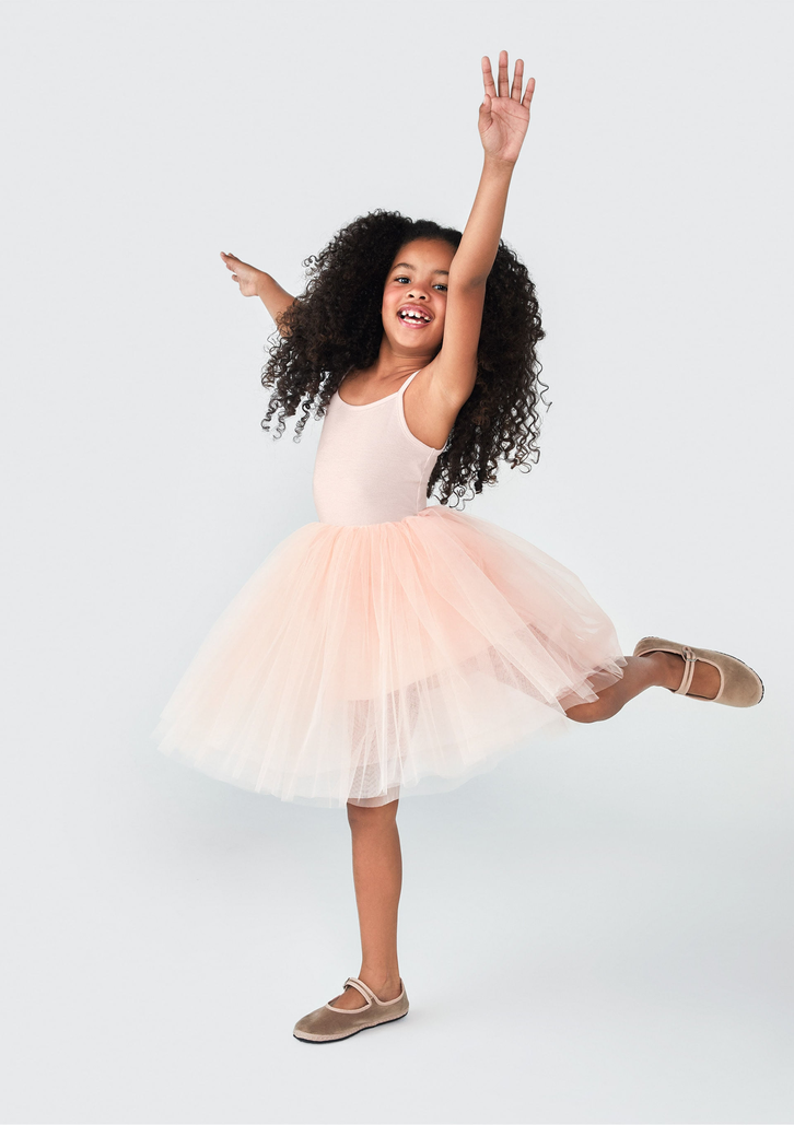 Vestido Rosa Hering Kids Curto Infantil Em Tule