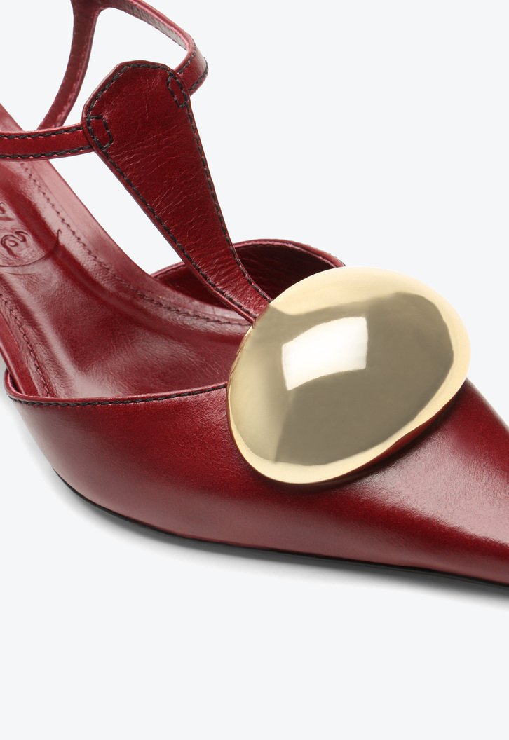 Slingback Olivia Bordô