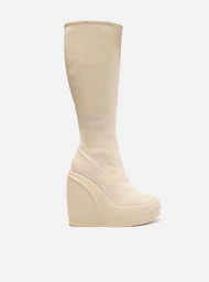 Bota Nude Arezzo Verniz Cano Longo Felipa
