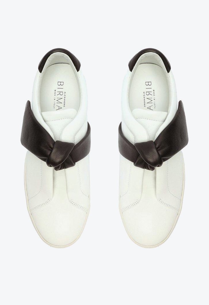 Asymmetric Clarita Sneaker Leather Black