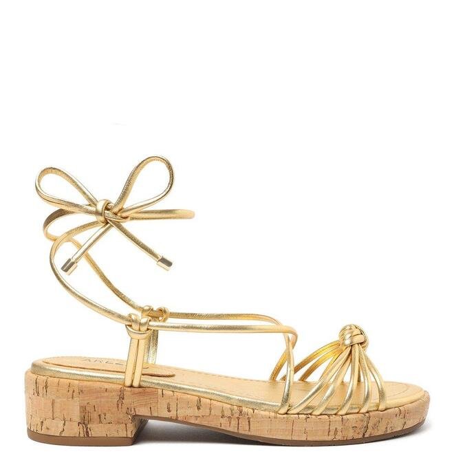 sandalia arezzo flatform