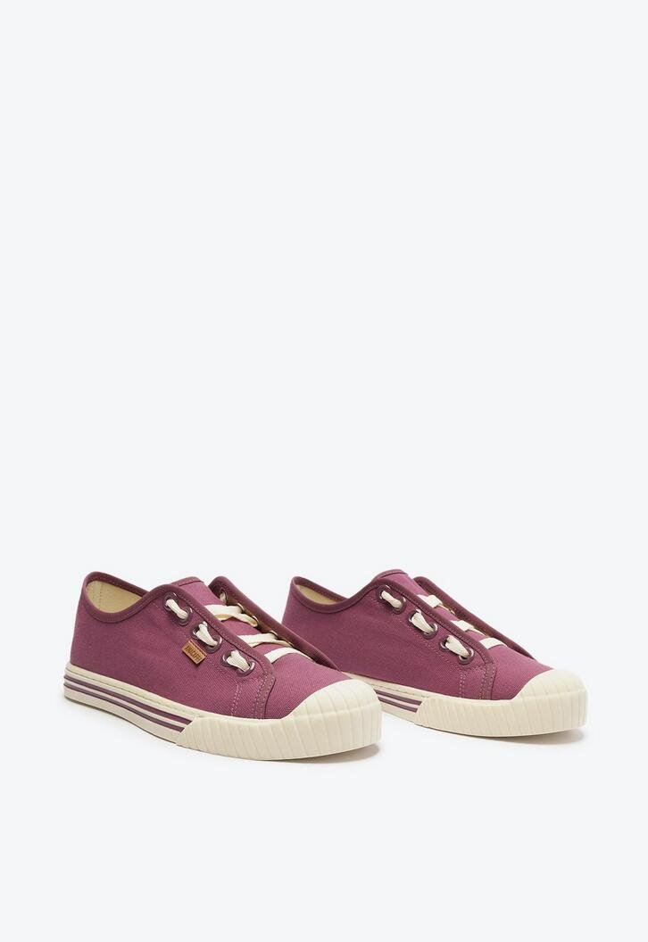 Tênis de Amarrar Roxo Magenta Alê Lona