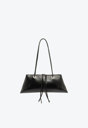 Bolsa Preta Schutz Média Slim Baguette Couro