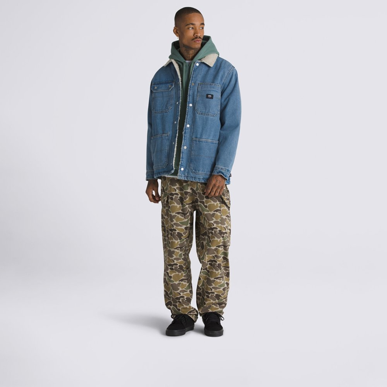 Jaqueta Drill Chore Denim Sherpa Stonewash Blue | ZZ MALL