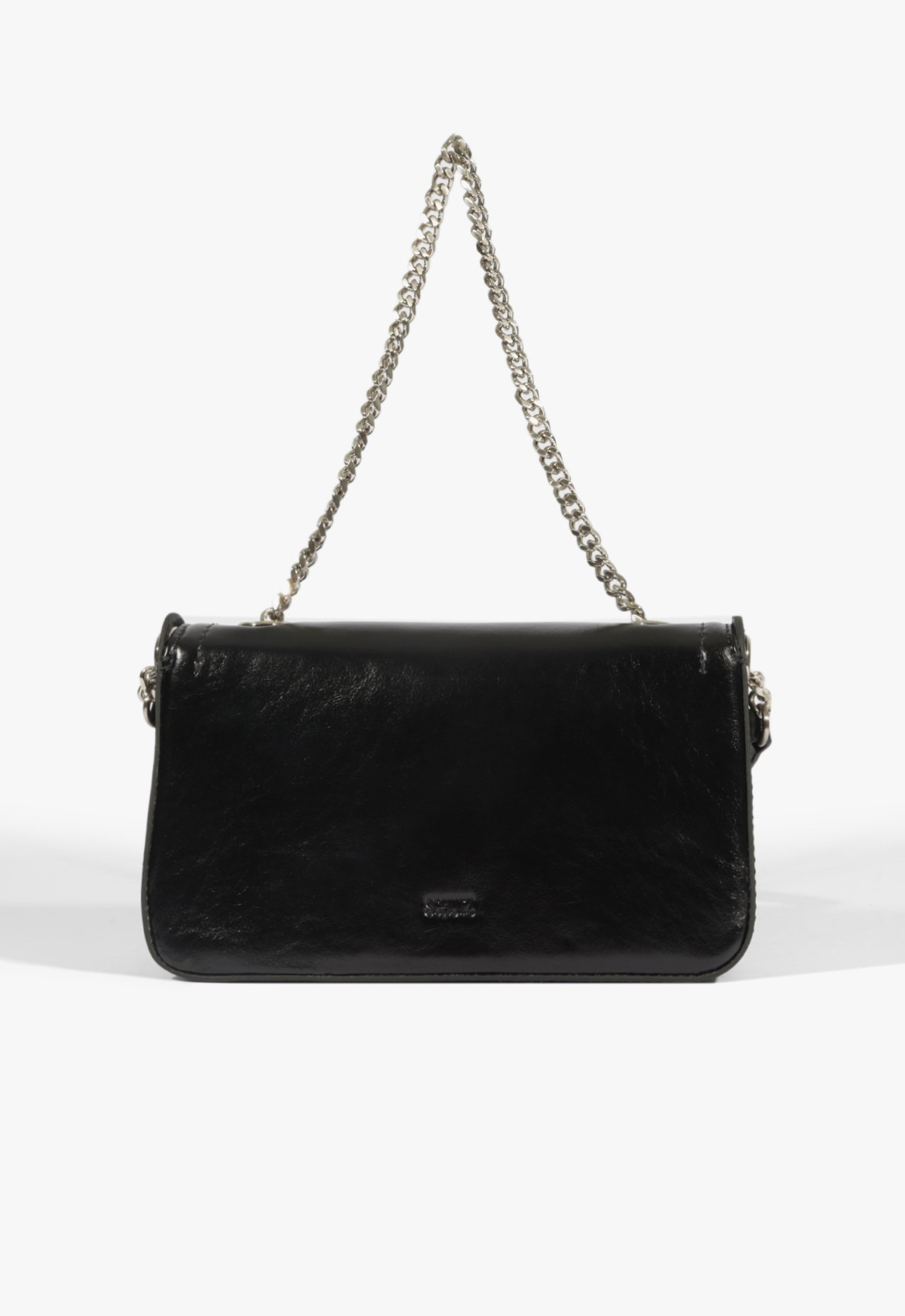 Bolsa Tiracolo Muse Pequena Couro Preta | ZZ MALL