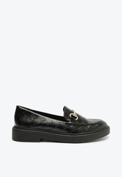 Mocassim Preto Anacapri Sola Alta Bridão