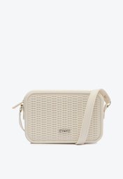 Bolsa Branca Anacapri Crossobody Média Tressê Injetada
