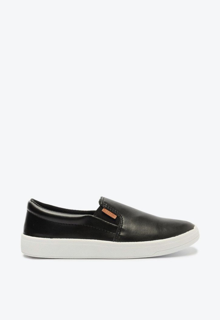 Tênis Slip On Preto Anacapri Liso Básico