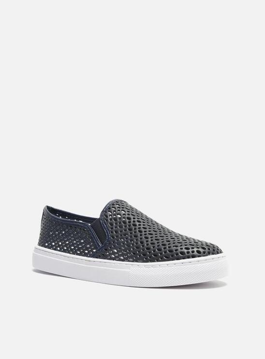 T nis Slip On Azul Marinho Arezzo Furadinho