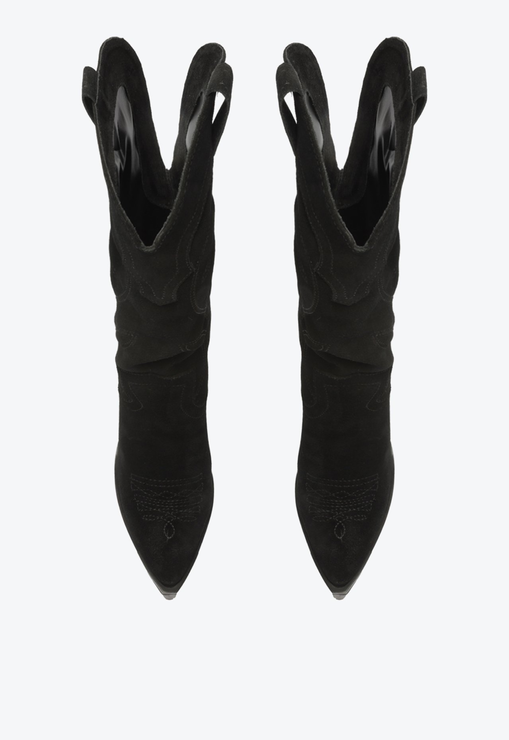 Bota Western Meggy Camurça Preta