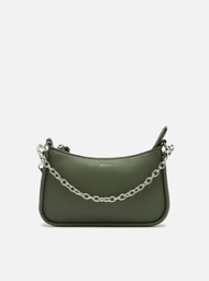 Bolsa Tiracolo Verde Arezzo Pequena