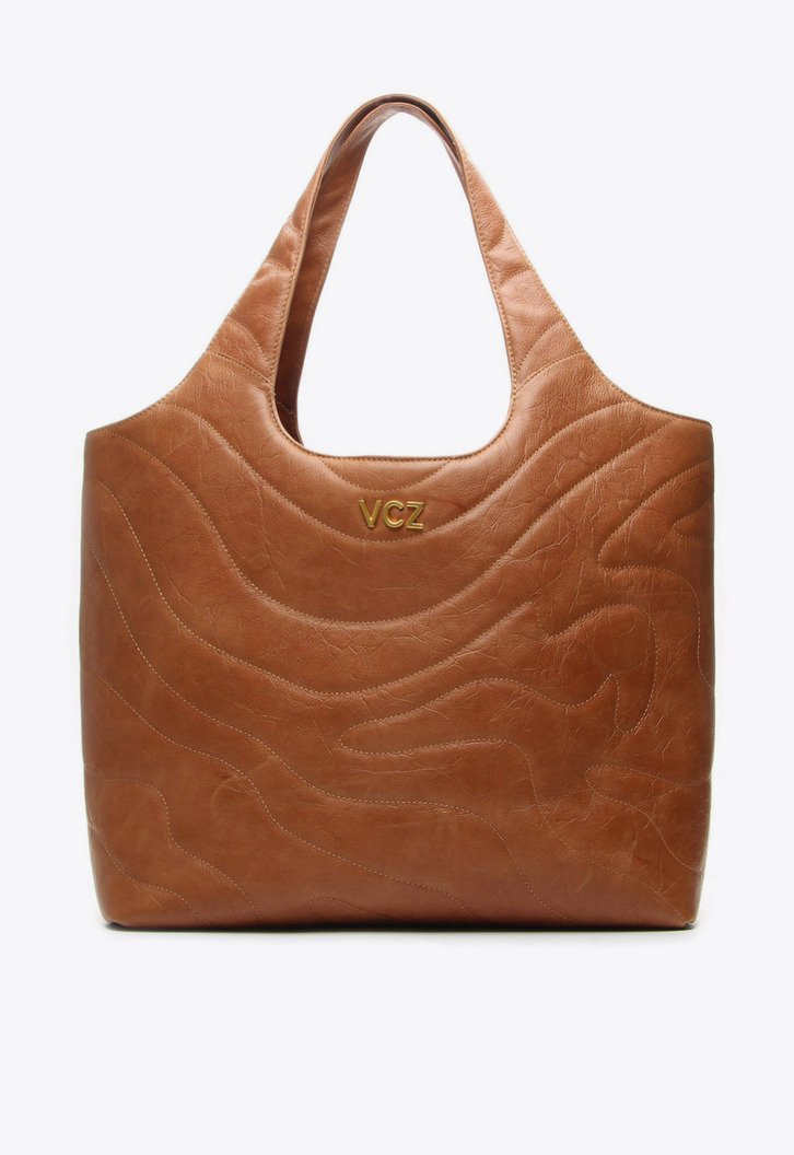 Bolsa Shopping Pietra Grande Marrom