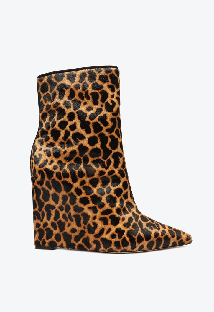 Bota Schutz Salto Anabela Cano Médio Onça