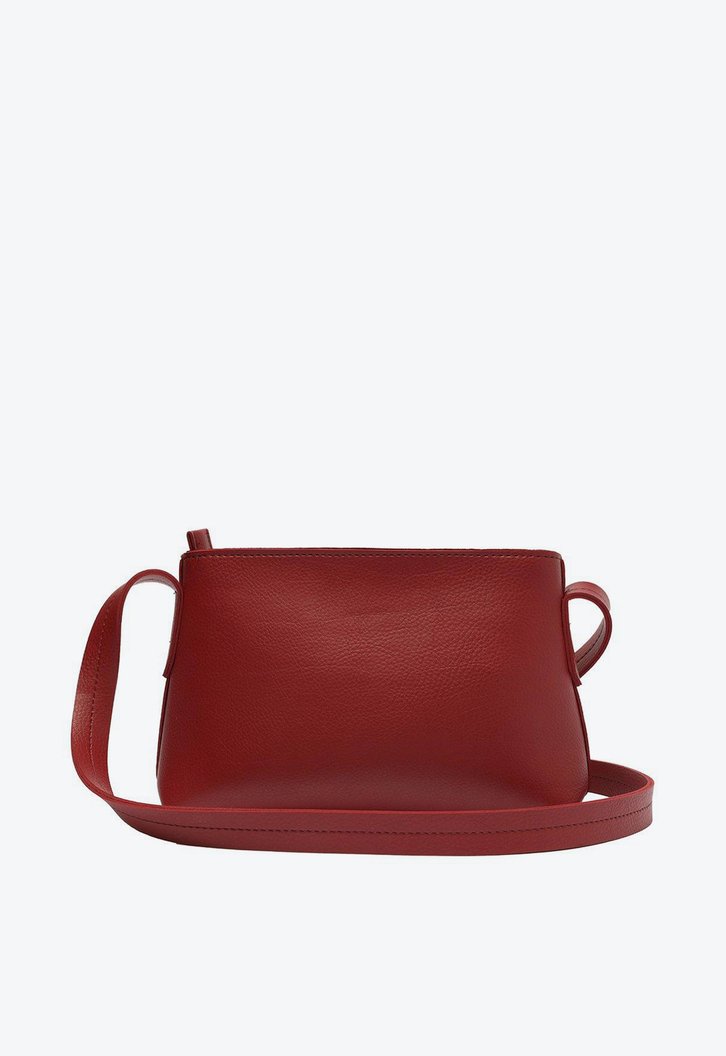 Bolsa Tiracolo Roxa Anacapri Bolso Frontal Média