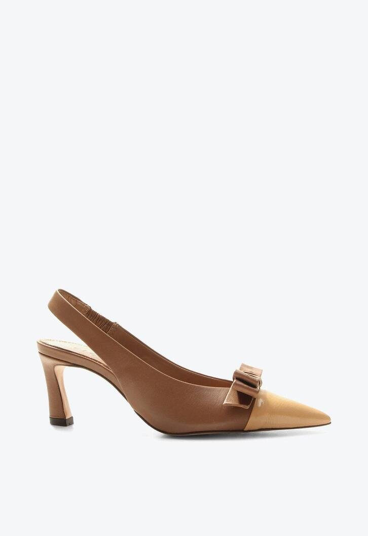 Slingback Cap Toe Tarina Marrom