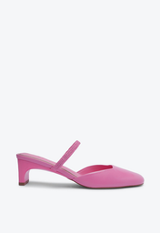 Mule Casual Rosa Schutz Bertie Couro