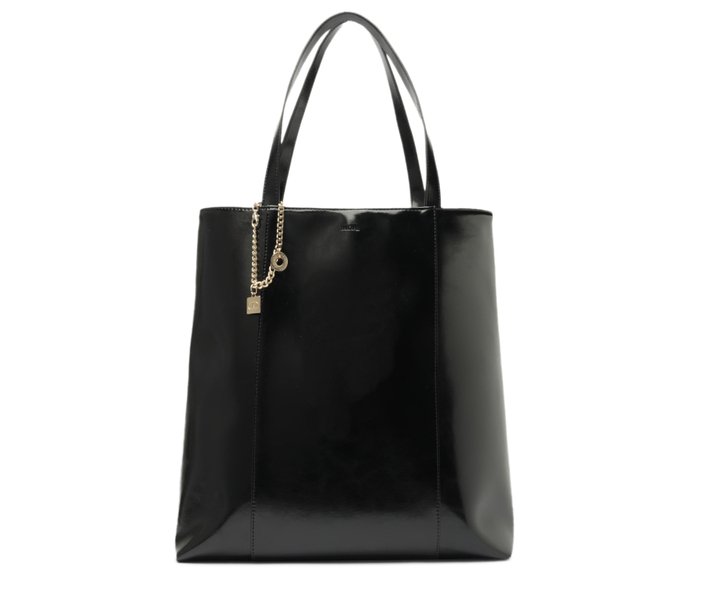 Bolsa Shopping Grande Madri Chaveiro Preta