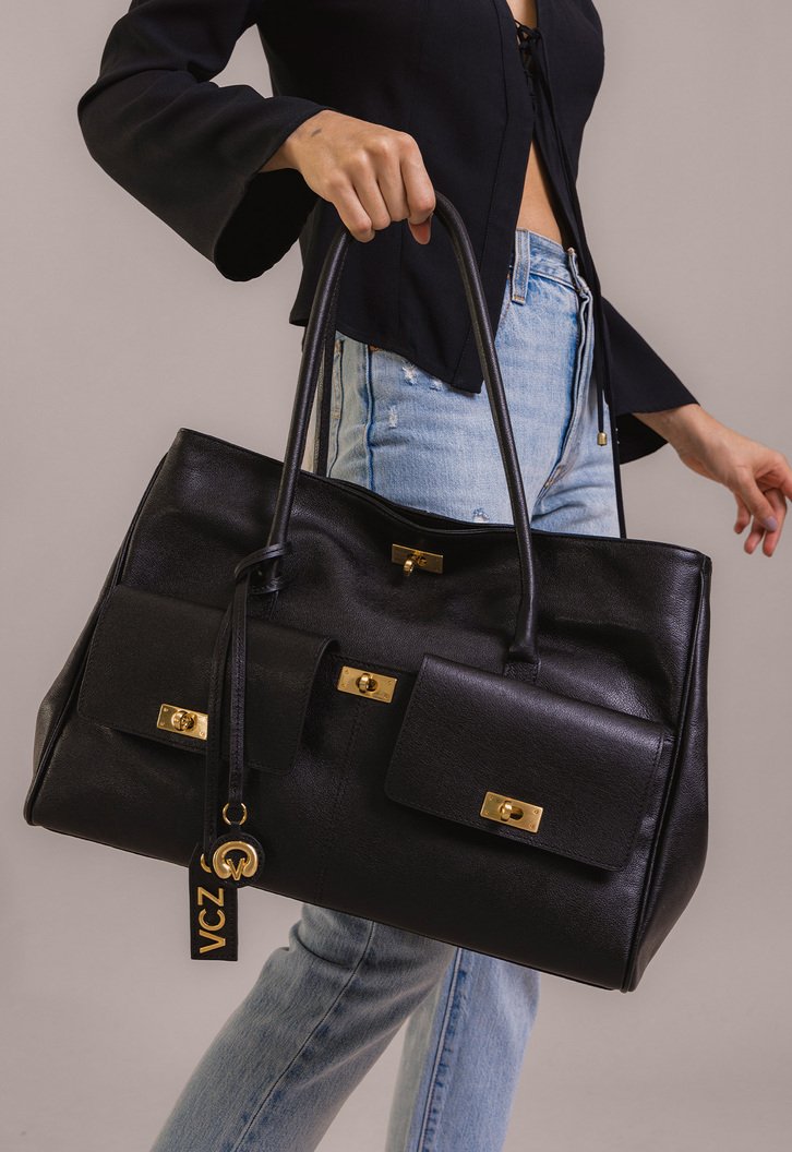 Bolsa Tote Bethany Grande Preto