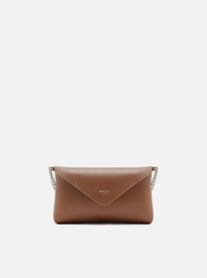 Bolsa Tiracolo Marrom Clara Giorno Pequena Envelope