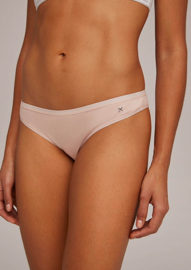 Kit 10 Calcinhas Básicas Rosas Hering Tanga Em Algodão