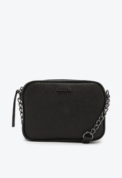 Bolsa Tiracolo Preta Anacapri Média Essencial Glam
